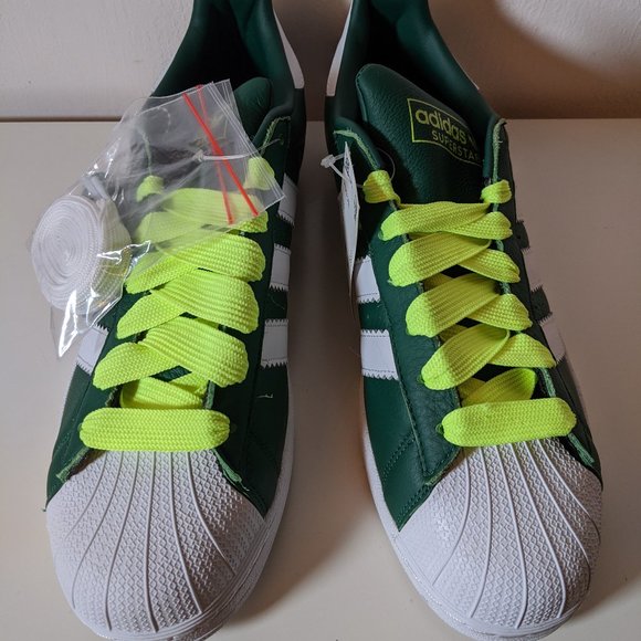 adidas superstar collegiate green